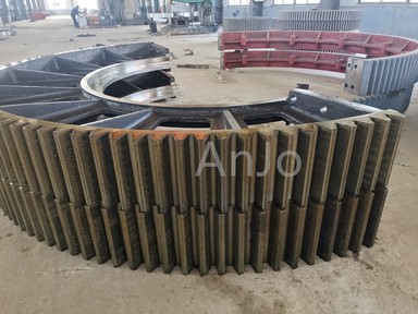 Large Diameter Big Ring segmented girth gear 25 Large Diameter Big Ring segmented girth gear 25